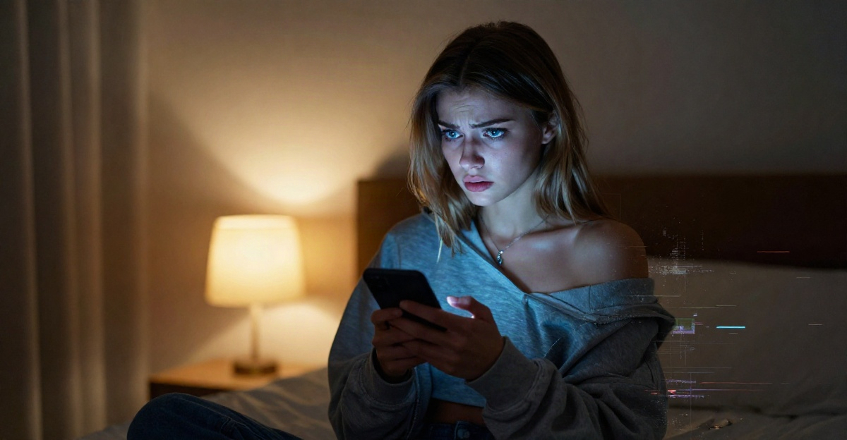 Illustration accompanying the guide to liability for creating a fake intimate video