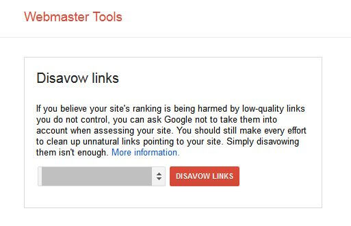 При этом вы просите Google и Bing не учитывать ссылки при оценке вашего сайта