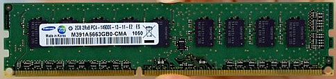 284-pin DIMM - выкарыстоўваецца для DDR4 SDRAM
