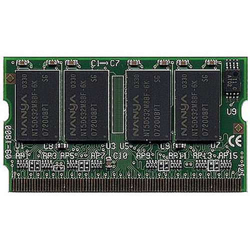 172-pinowy MicroDIMM - używany do pamięci DDR SDRAM (podwójna data)